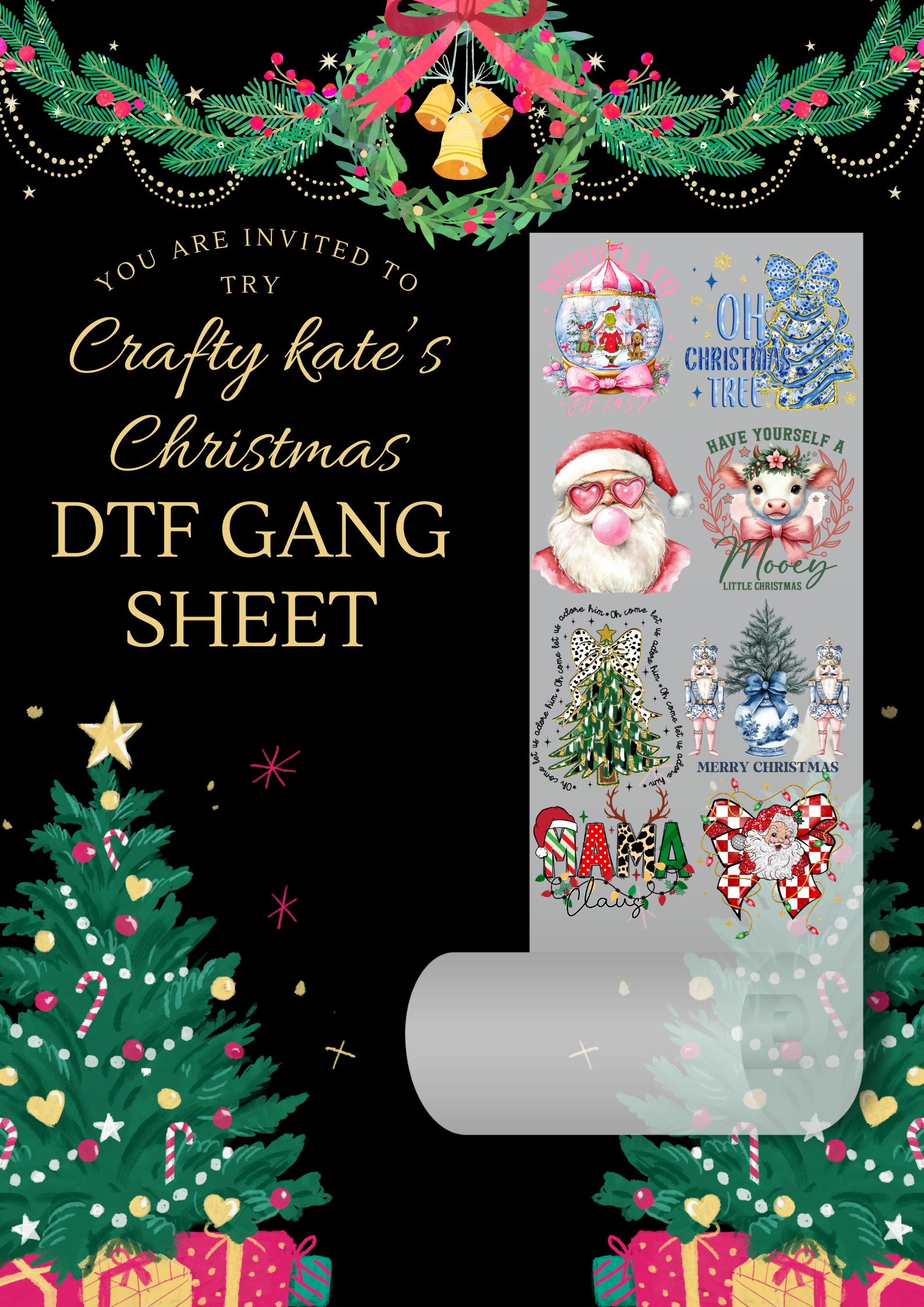 Christmas DTF Gang Sheet